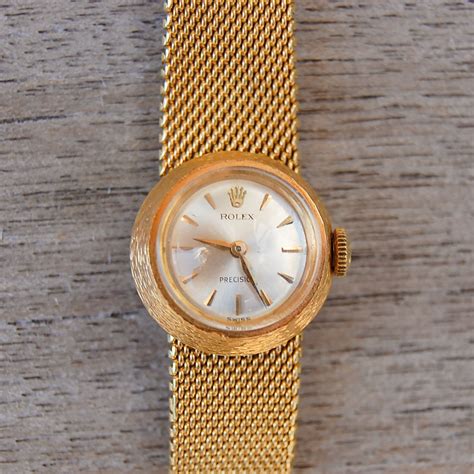 gold womens rolex vintage|rolex 18k gold watch.